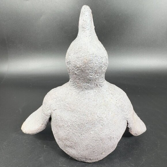 1998 Hand Made Stoneware Pottery Penguin Bird Figurine Artist Signed Decorative - Picture 6 of 11